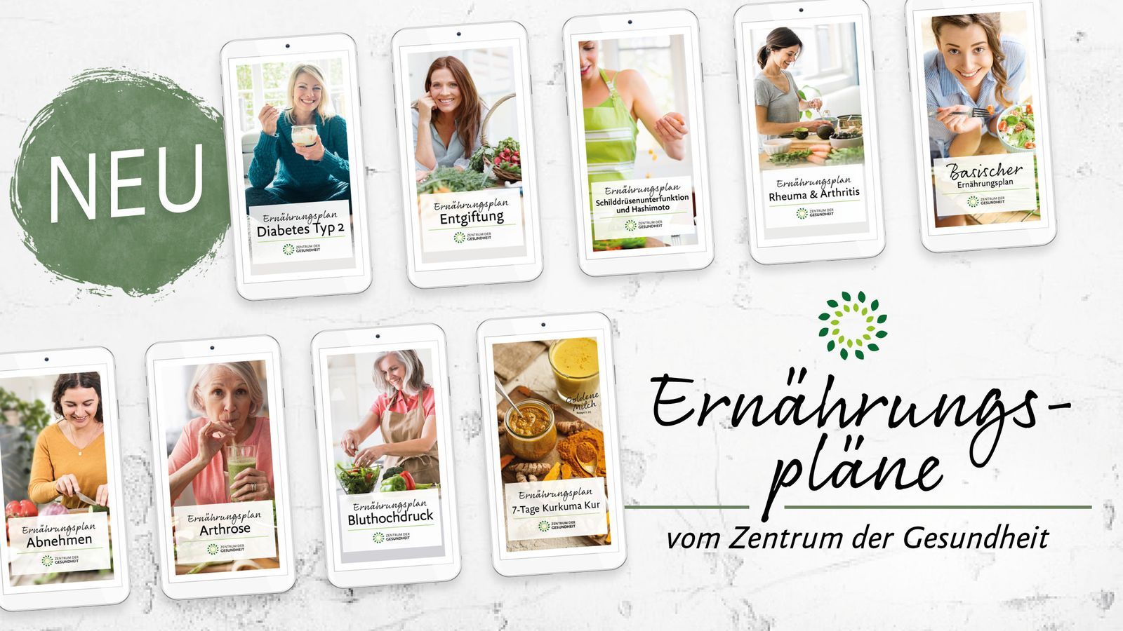 Ernährungspläne bei Bluthochdruck, Rheuma, Artrhose, Diabetes, Hashimoto und zum entgiften und abnehmen.