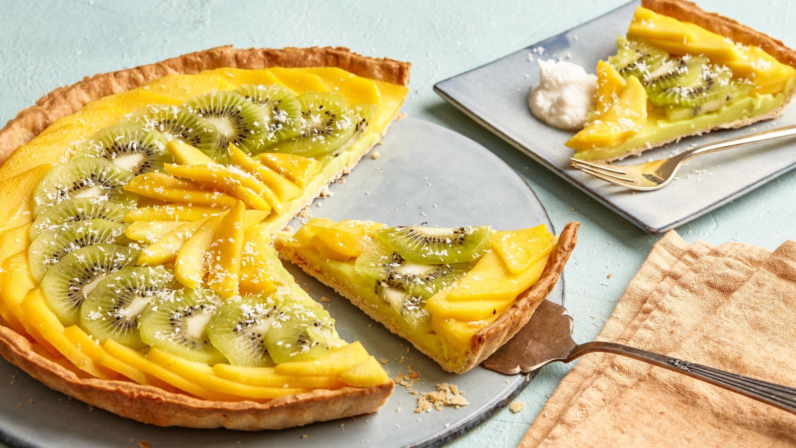 Mango-Kiwi-Tarte